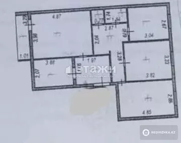 77 м², 4-комнатная квартира, этаж 4 из 6, 77 м², изображение - 18