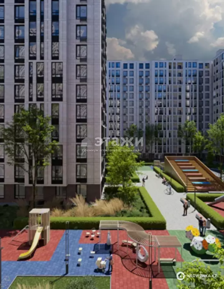 44.7 м², 1-комнатная квартира, этаж 1 из 13, 45 м², изображение - 1