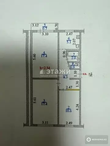 65 м², 3-комнатная квартира, этаж 2 из 5, 65 м², изображение - 29