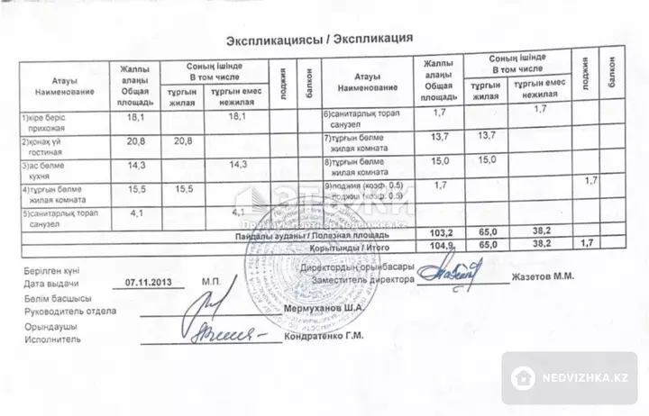 104 м², 4-комнатная квартира, этаж 14 из 14, 104 м², изображение - 1