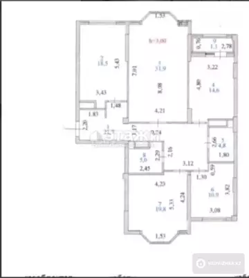 126 м², 4-комнатная квартира, этаж 6 из 19, 126 м², изображение - 11