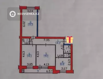 86 м², 3-комнатная квартира, этаж 1 из 5, 86 м², изображение - 28
