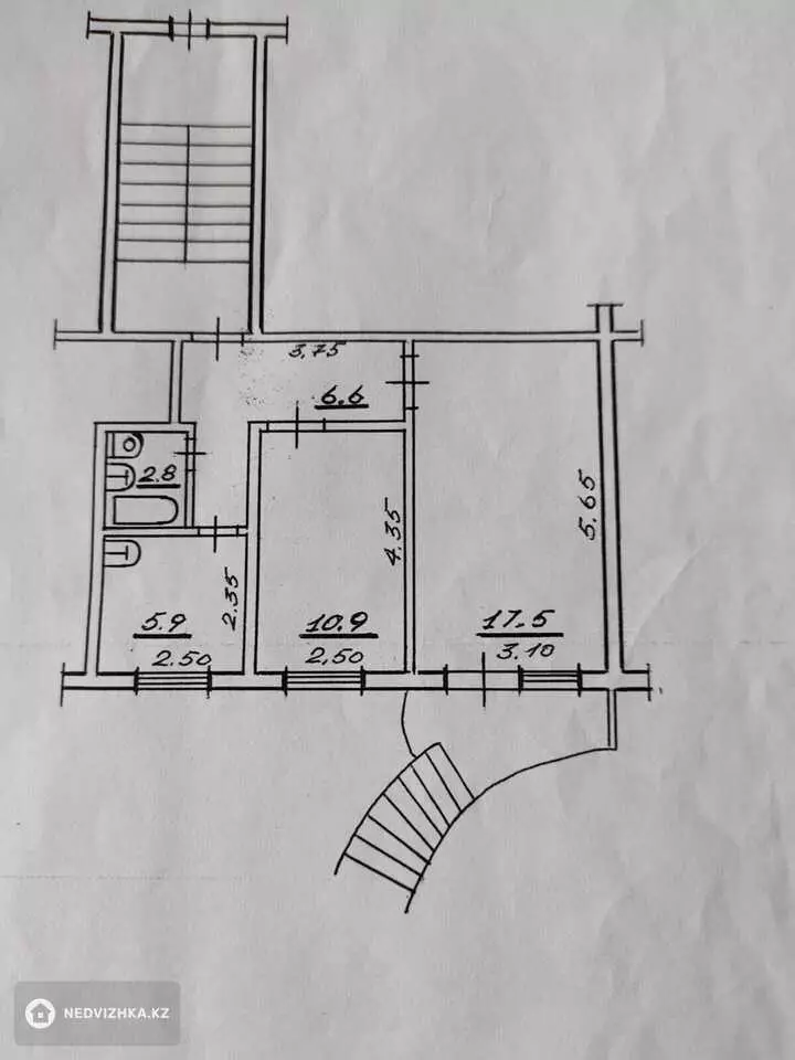 43.7 м², Торговое помещение, этаж 1 из 1, 44 м², изображение - 1