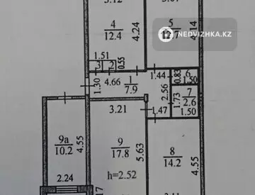 75 м², 3-комнатная квартира, этаж 4 из 5, 75 м², изображение - 4