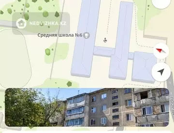 2-комнатная квартира, этаж 3 из 5, 51 м²