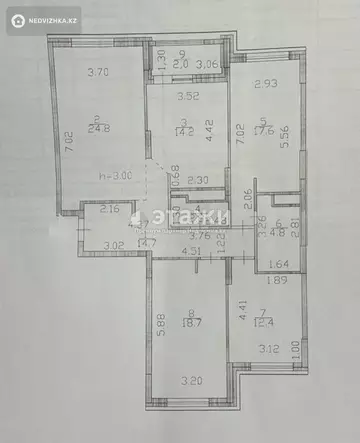 114 м², 4-комнатная квартира, этаж 10 из 12, 114 м², изображение - 13