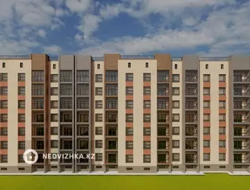 1-комнатная квартира, этаж 2 из 8, 45 м²