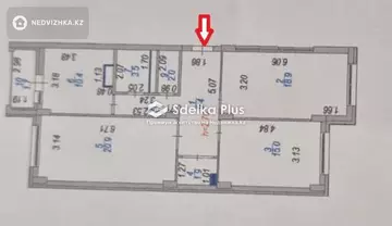 3-комнатная квартира, этаж 6 из 15, 87 м²
