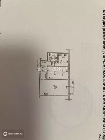 43 м², 2-комнатная квартира, этаж 4 из 5, 43 м², изображение - 21