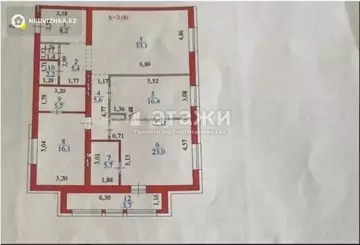 122.8 м², 3-комнатная квартира, этаж 6 из 6, 123 м², изображение - 7