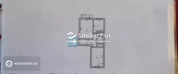 2-комнатная квартира, этаж 3 из 5, 51 м²