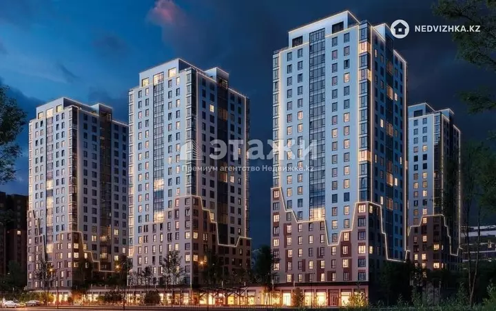 56 м², 2-комнатная квартира, этаж 16 из 18, 56 м², изображение - 1