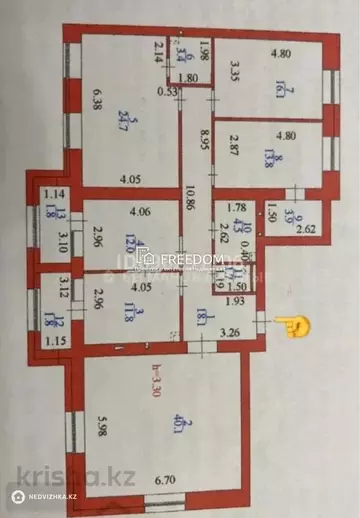 155 м², 5-комнатная квартира, этаж 3 из 8, 155 м², изображение - 5