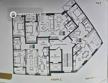 3-комнатная квартира, этаж 3 из 9, 82 м²