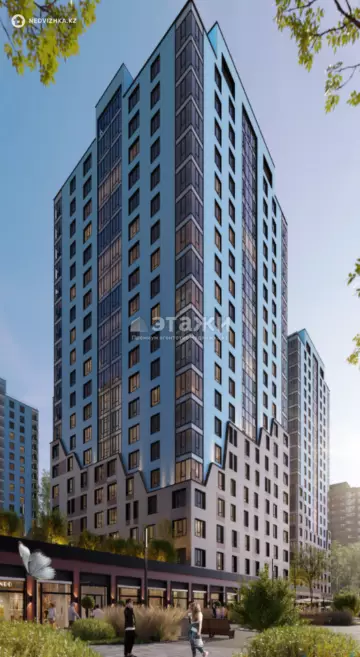2-комнатная квартира, этаж 17 из 18, 55 м²