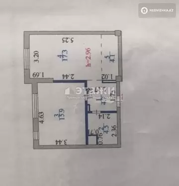 2-комнатная квартира, этаж 4 из 8, 46 м²