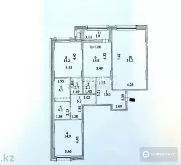 108 м², 3-комнатная квартира, этаж 11 из 14, 108 м², изображение - 9