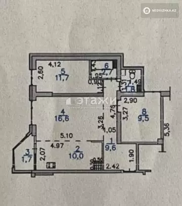 64 м², 3-комнатная квартира, этаж 2 из 10, 64 м², изображение - 8