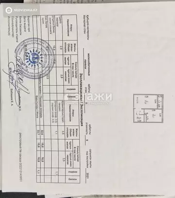 33.7 м², 1-комнатная квартира, этаж 8 из 9, 34 м², изображение - 8
