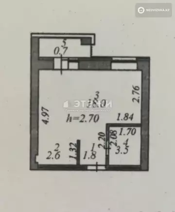 30 м², 1-комнатная квартира, этаж 8 из 9, 30 м², изображение - 4