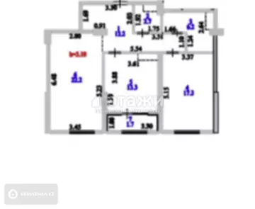 2-комнатная квартира, этаж 10 из 22, 76 м²