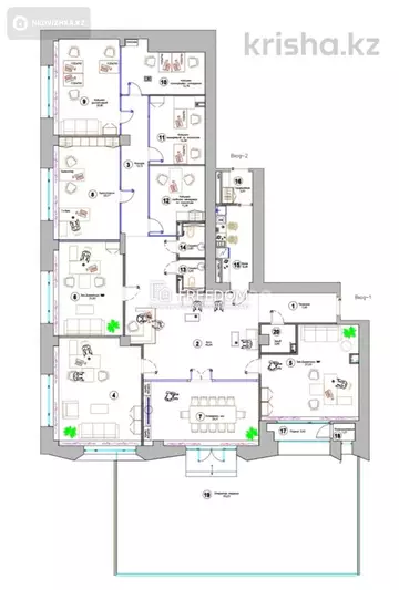 7-комнатная квартира, этаж 3 из 16, 302 м²