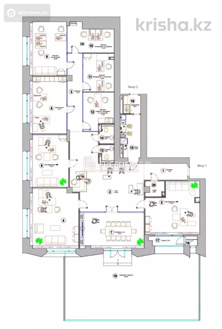 302 м², 7-комнатная квартира, этаж 3 из 16, 302 м², изображение - 1