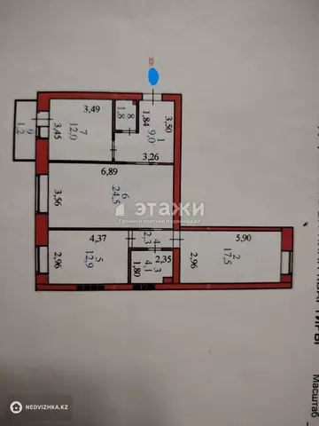 85 м², 3-комнатная квартира, этаж 9 из 10, 85 м², изображение - 4