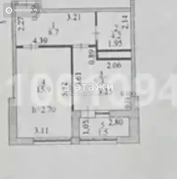 40 м², 1-комнатная квартира, этаж 13 из 16, 40 м², изображение - 9