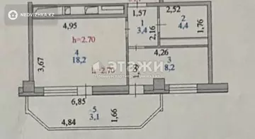 37.3 м², 1-комнатная квартира, этаж 2 из 13, 37 м², изображение - 9