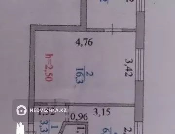 35.8 м², 2-комнатная квартира, этаж 1 из 5, 36 м², изображение - 11