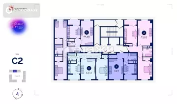 75.03 м², 2-комнатная квартира, этаж 10 из 11, 75 м², изображение - 7
