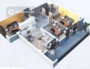 1-комнатная квартира, этаж 5 из 12, 45 м²