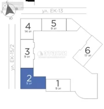 36.6 м², 1-комнатная квартира, этаж 3 из 17, 37 м², изображение - 7