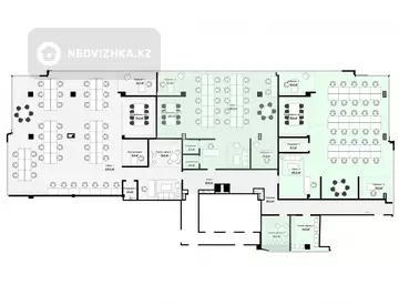 368.4 м², Офисное помещение, этаж 8 из 13, в бизнес-центре, 368 м², на длительный срок, изображение - 10