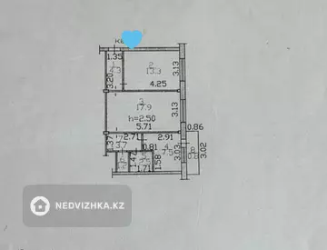 52 м², 2-комнатная квартира, этаж 3 из 5, 52 м², изображение - 13