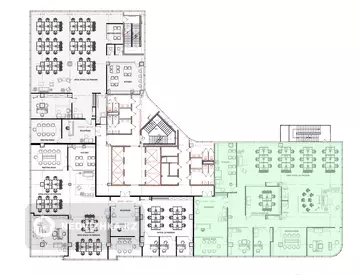 518 м², Офисное помещение, этаж 12 из 13, в бизнес-центре, 518 м², на длительный срок, изображение - 5