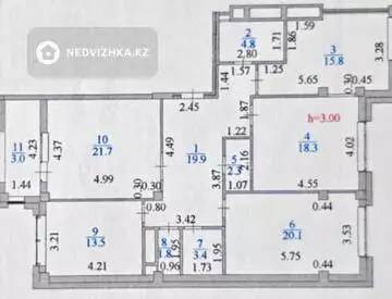 4-комнатная квартира, этаж 12 из 13, 125 м²