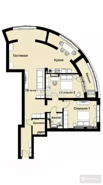 130 м², 3-комнатная квартира, этаж 10 из 18, 130 м², изображение - 13