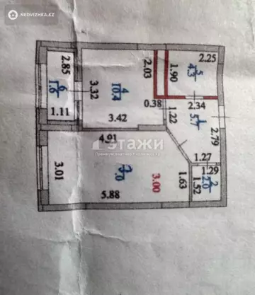 41 м², 1-комнатная квартира, этаж 5 из 9, 41 м², изображение - 7