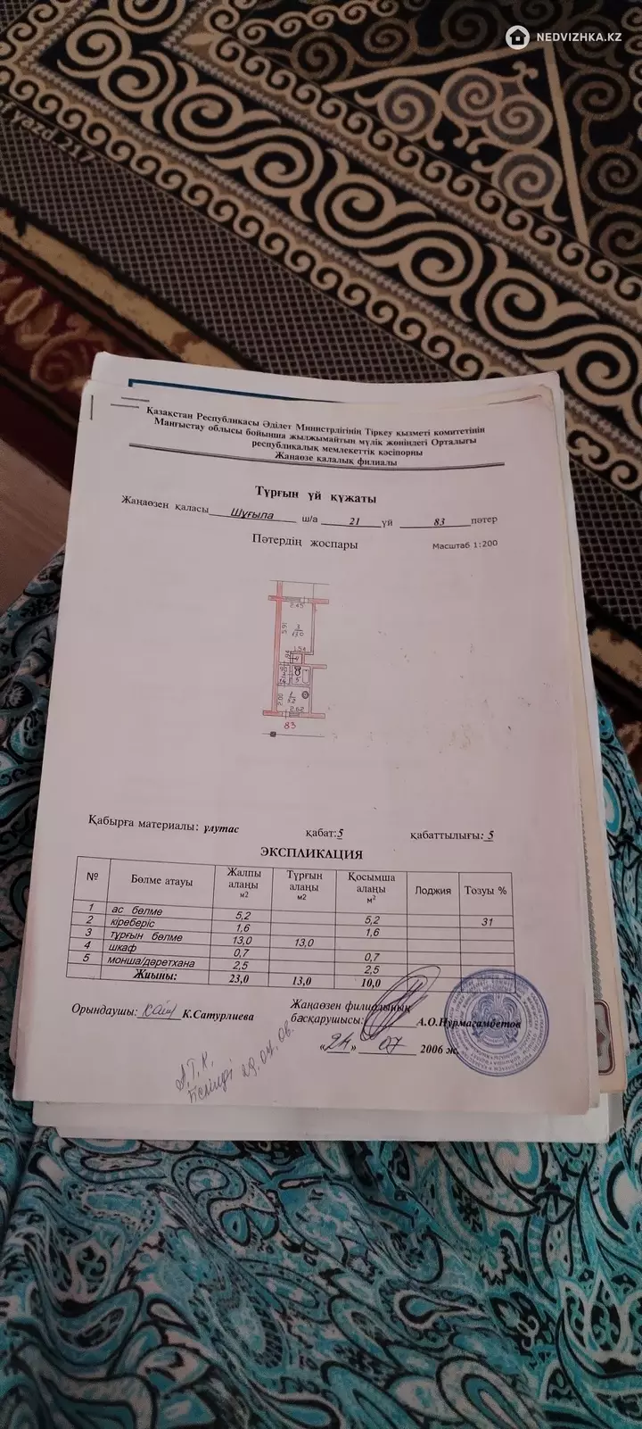 23 м², 1-комнатная квартира, этаж 5 из 5, 23 м², изображение - 1