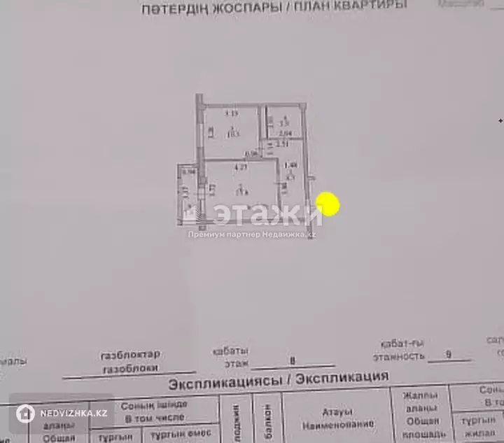 40.1 м², 1-комнатная квартира, этаж 8 из 9, 40 м², изображение - 1