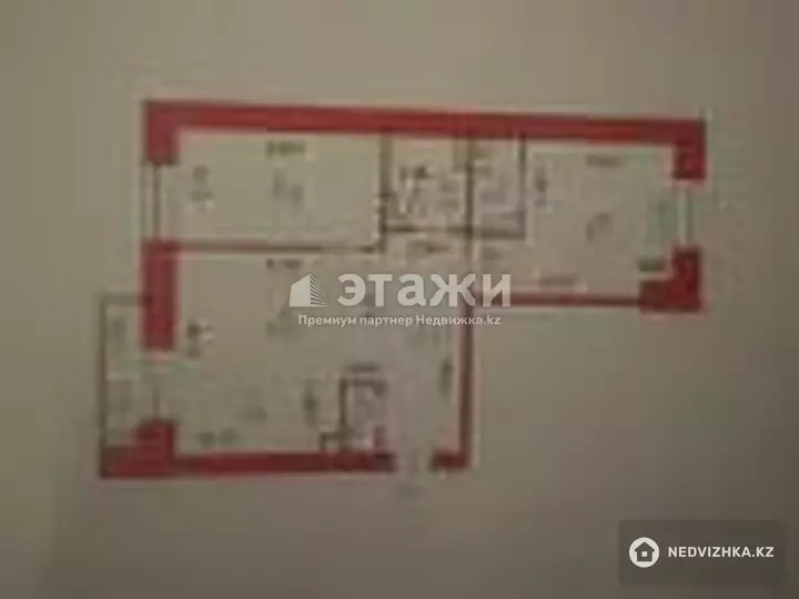 77.7 м², 3-комнатная квартира, этаж 12 из 12, 78 м², изображение - 1