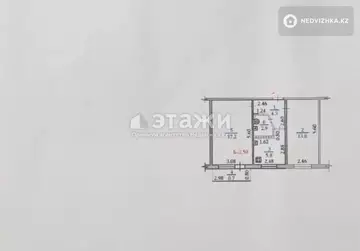 45 м², 2-комнатная квартира, этаж 5 из 5, 45 м², изображение - 4