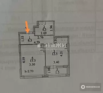 40.3 м², 2-комнатная квартира, этаж 10 из 20, 40 м², изображение - 15