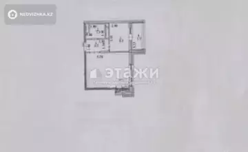 1-комнатная квартира, этаж 6 из 17, 43 м²