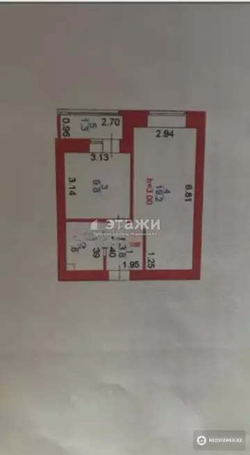 37.9 м², 1-комнатная квартира, этаж 4 из 9, 38 м², изображение - 20