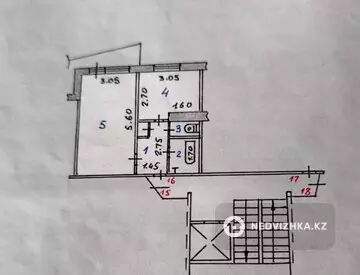 32.5 м², 1-комнатная квартира, этаж 5 из 9, 32 м², изображение - 12