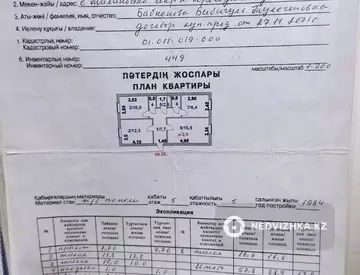 3-комнатная квартира, этаж 5 из 5, 58 м²