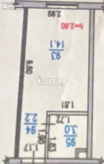 20 м², 1-комнатная квартира, этаж 5 из 9, 20 м², изображение - 4